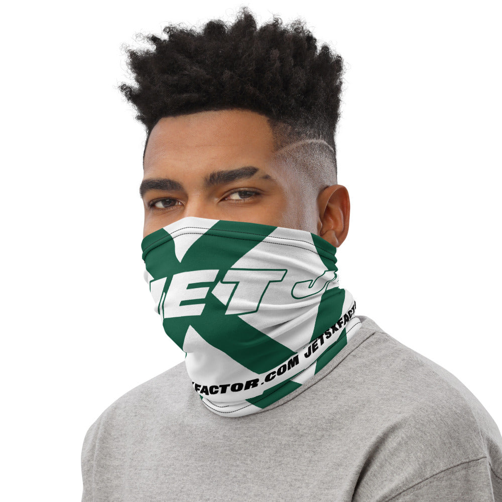 New York Jets 1-Pack Black Neck Gaiter - New Era face mask